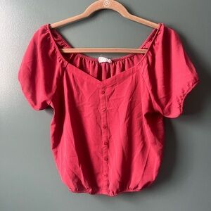 Pink Rose Blouse